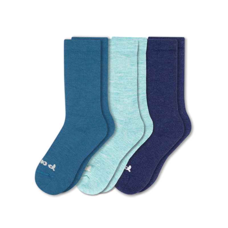 3 Pack - Women's Crew Pacas Socks