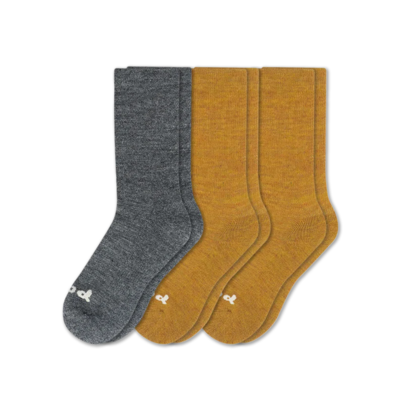 3 Pack - Women's Crew Pacas Socks