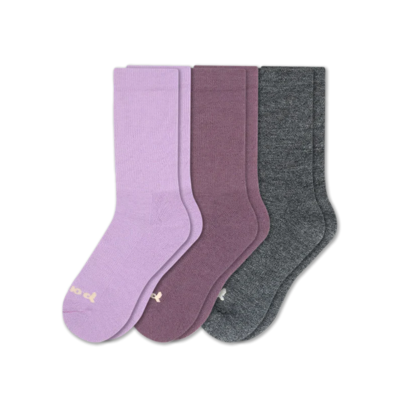 3 Pack - Women's Crew Pacas Socks
