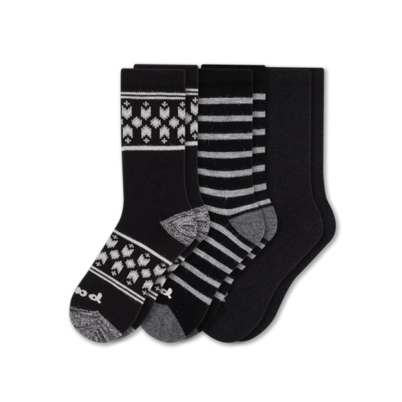 3 Pack - Women's Crew Pacas Socks