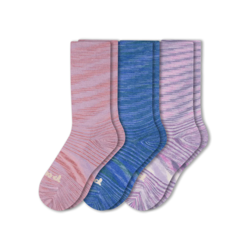 3 Pack - Women's Crew Pacas Socks