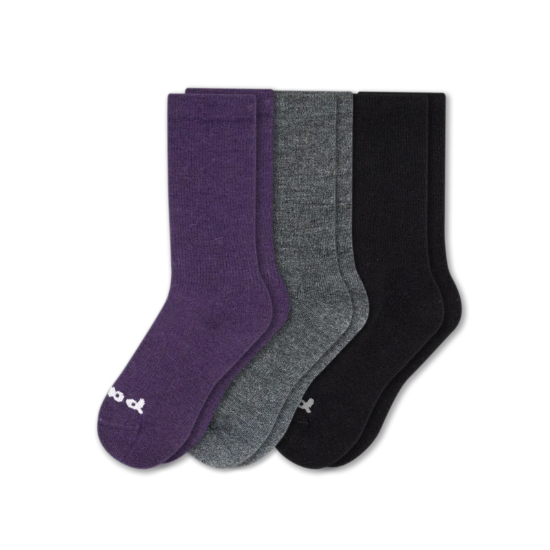 3 Pack - Women's Crew Pacas Socks