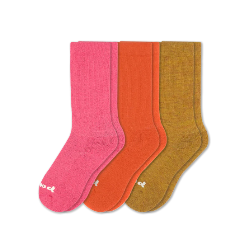 3 Pack - Women's Crew Pacas Socks