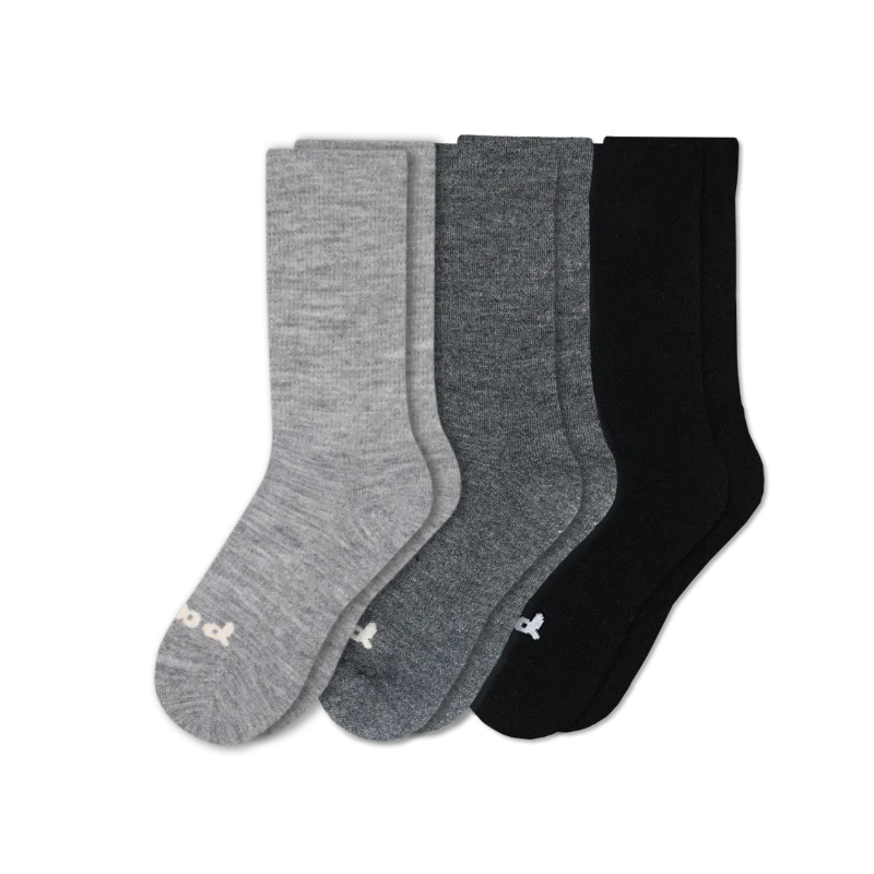 3 Pack - Women's Crew Pacas Socks