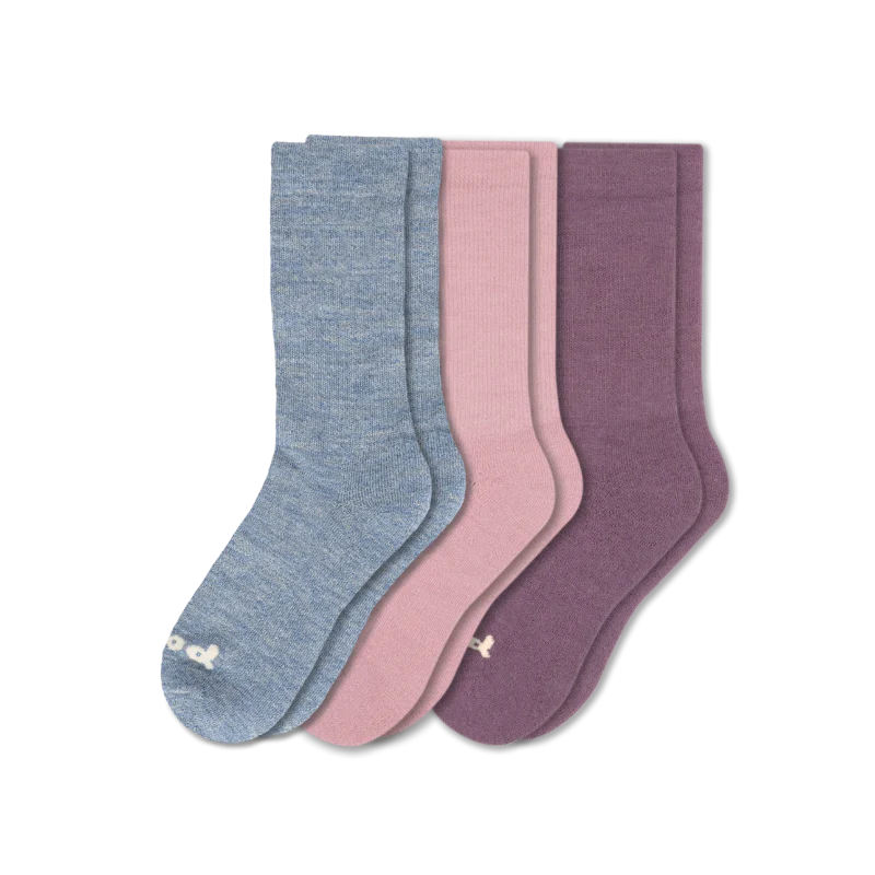 3 Pack - Women's Crew Pacas Socks
