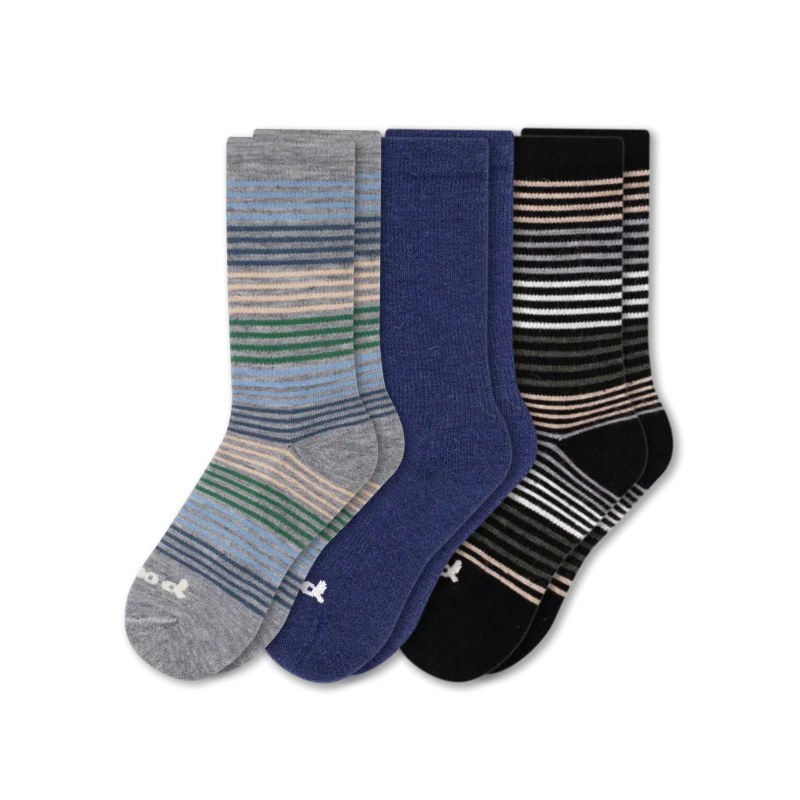 3 Pack - Women's Crew Pacas Socks