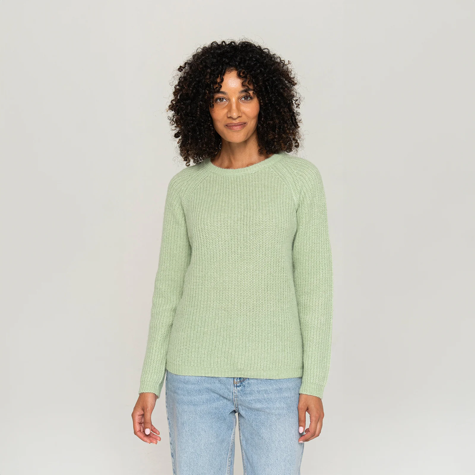 Women's Ribbed Crewneck Sweater