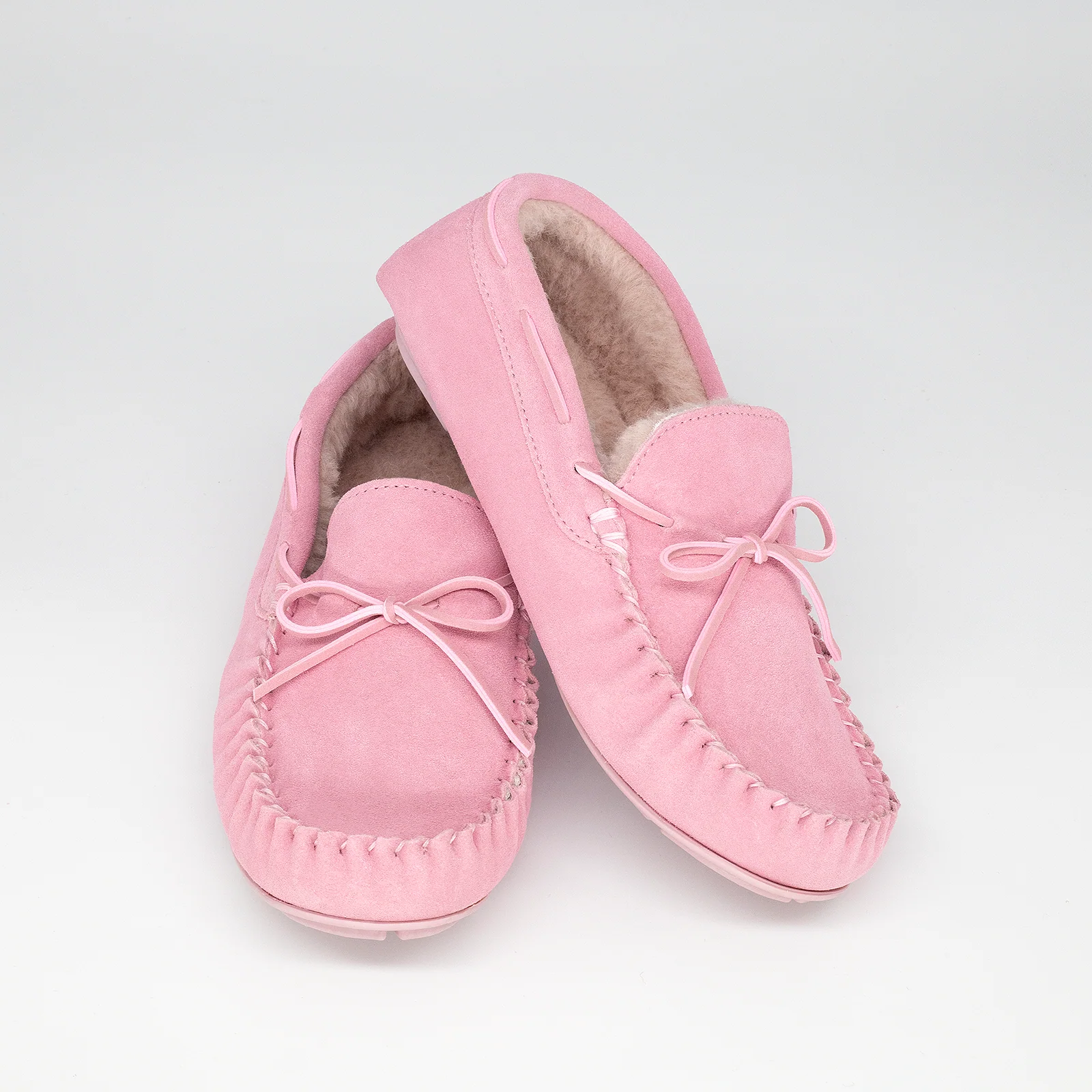 Women's Alpaca Lined Moccasin Slipper 3 Women's Alpaca Lined Moccasin Slipper