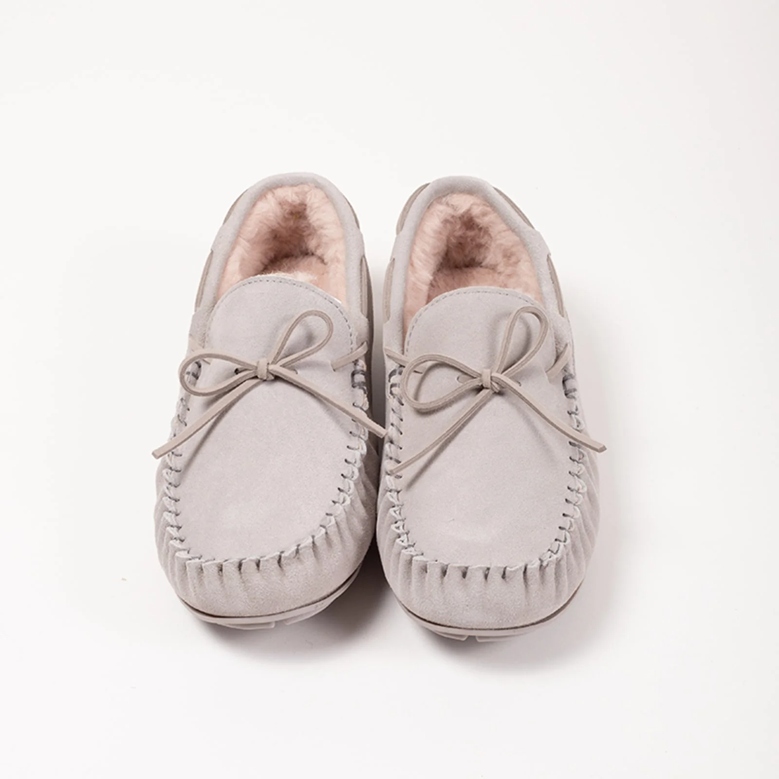Women's Alpaca Lined Moccasin Slipper 4 Women's Alpaca Lined Moccasin Slipper