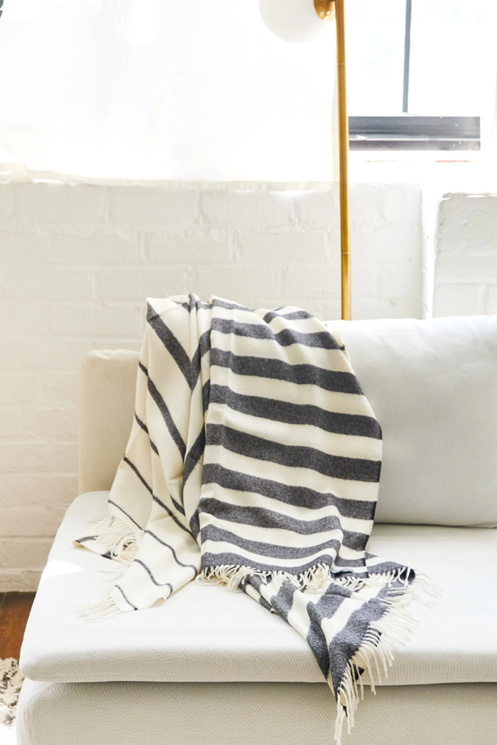Ombre Stripe Throw Blanket 4 Ombre Stripe Throw Blanket