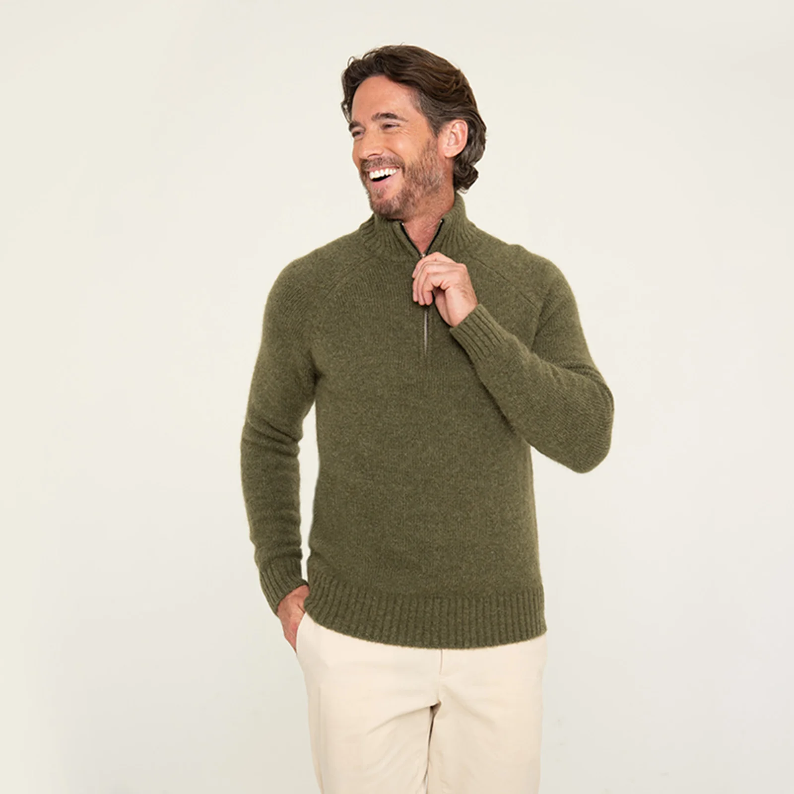 Men's Quarter Zip Sweater 5 Men's Quarter Zip Sweater