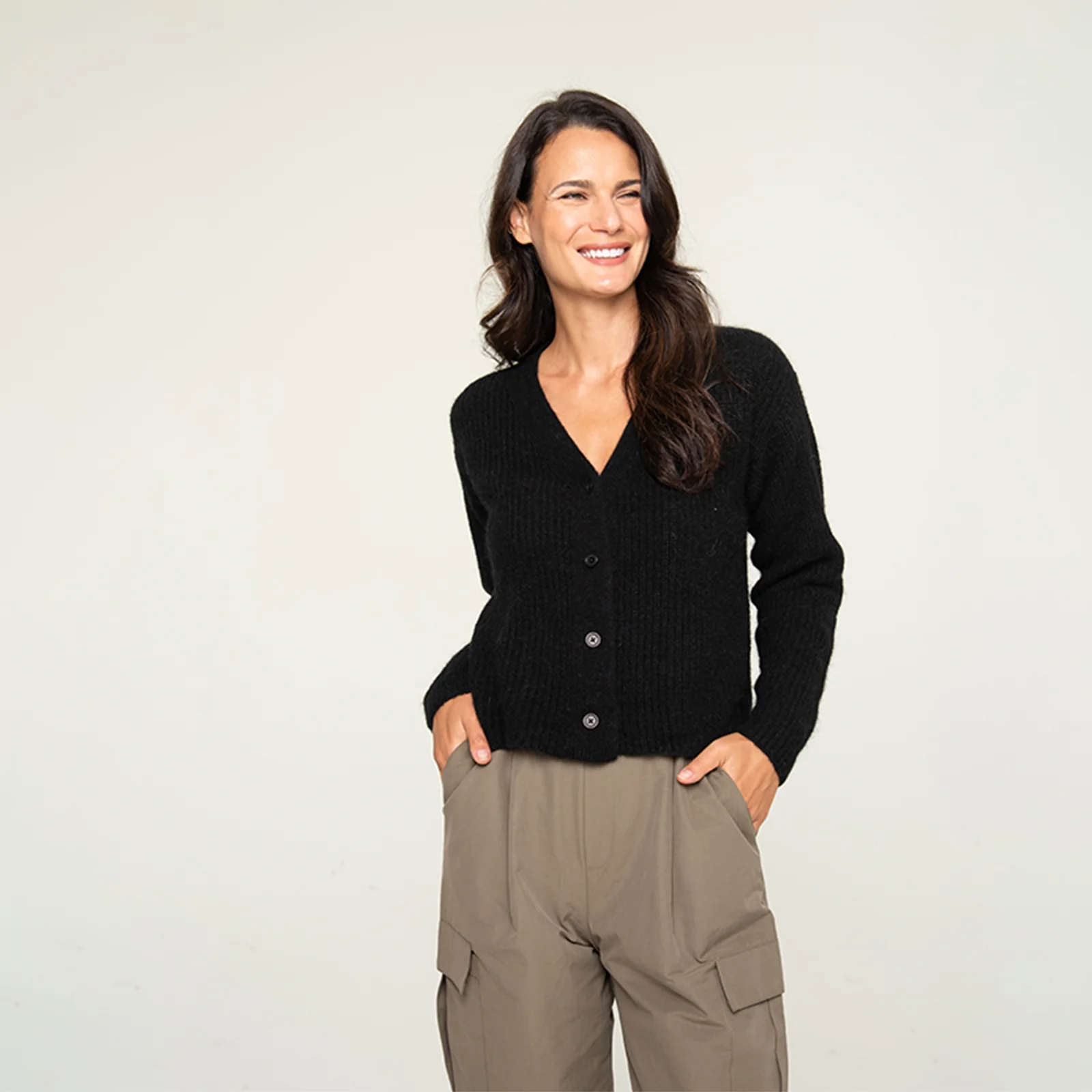 Women's Ribbed Cardigan Sweater