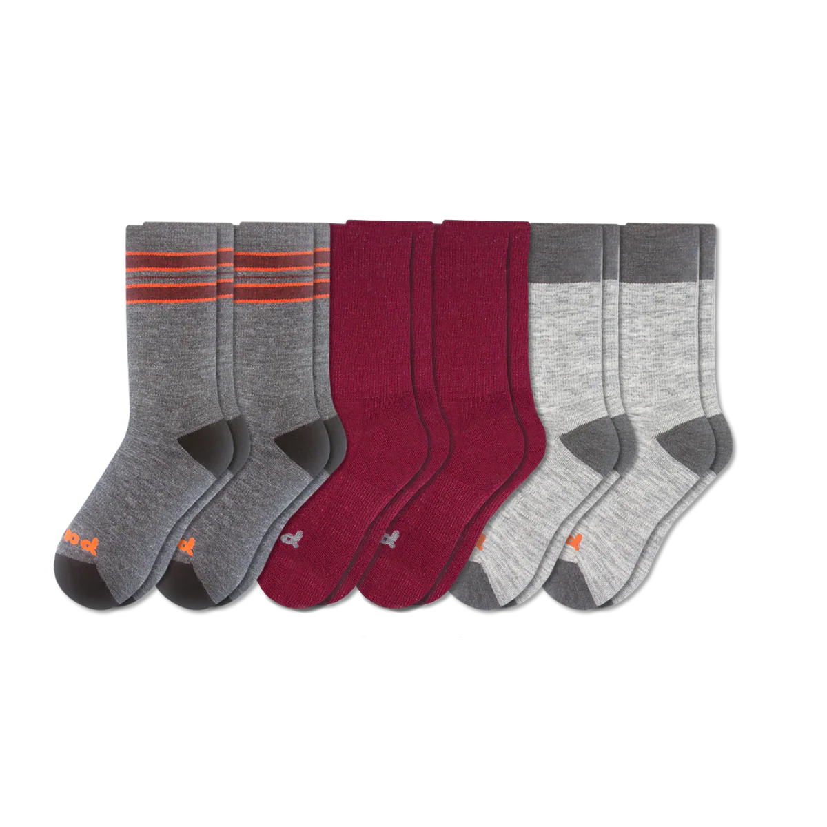 6 Pack - Men's Crew Pacas Socks