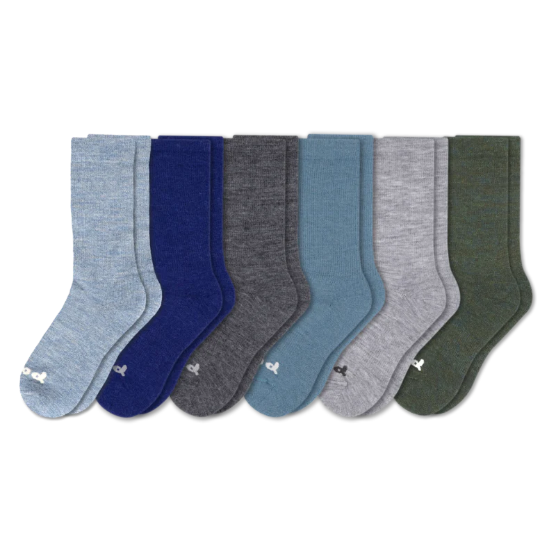 6 Pack - Men's Crew Pacas Socks