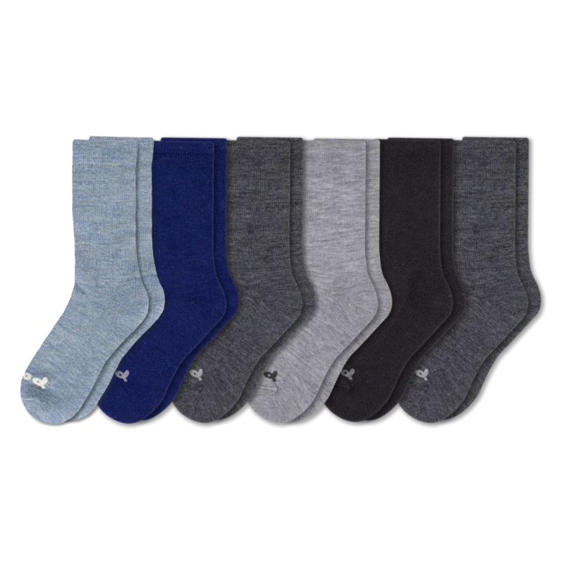 6 Pack - Men's Crew Pacas Socks