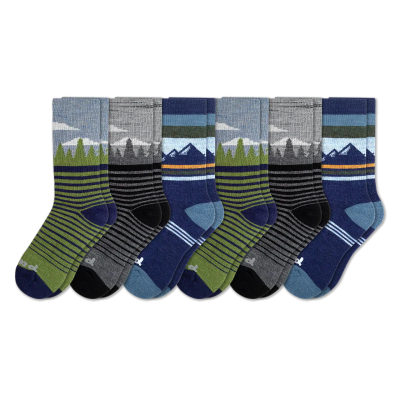 6 Pack - Men's Crew Pacas Socks