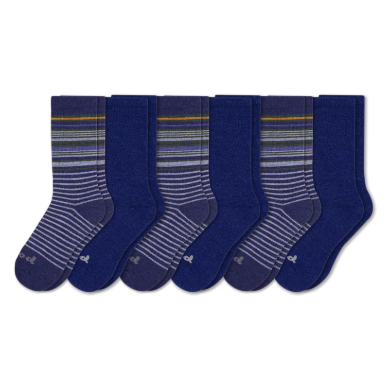 6 Pack - Men's Crew Pacas Socks