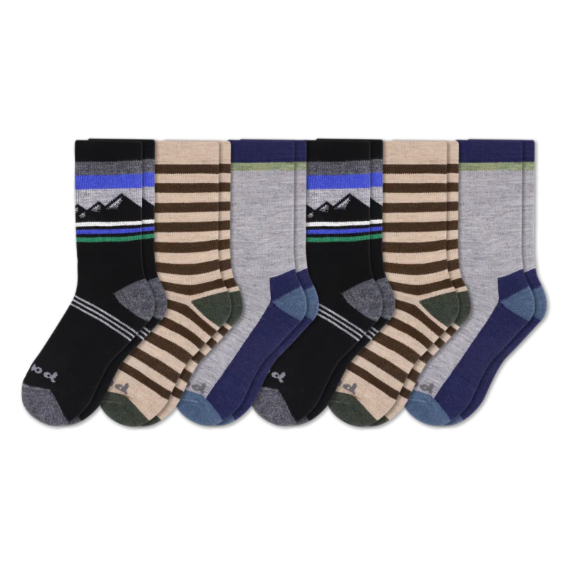 6 Pack - Men's Crew Pacas Socks