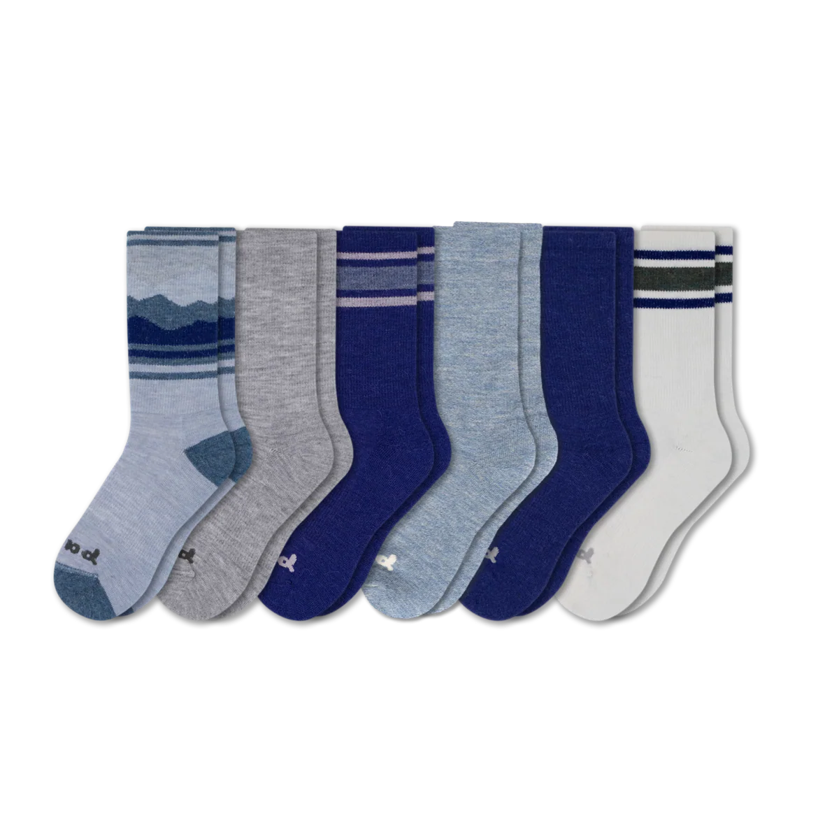 6 Pack - Men's Crew Pacas Socks
