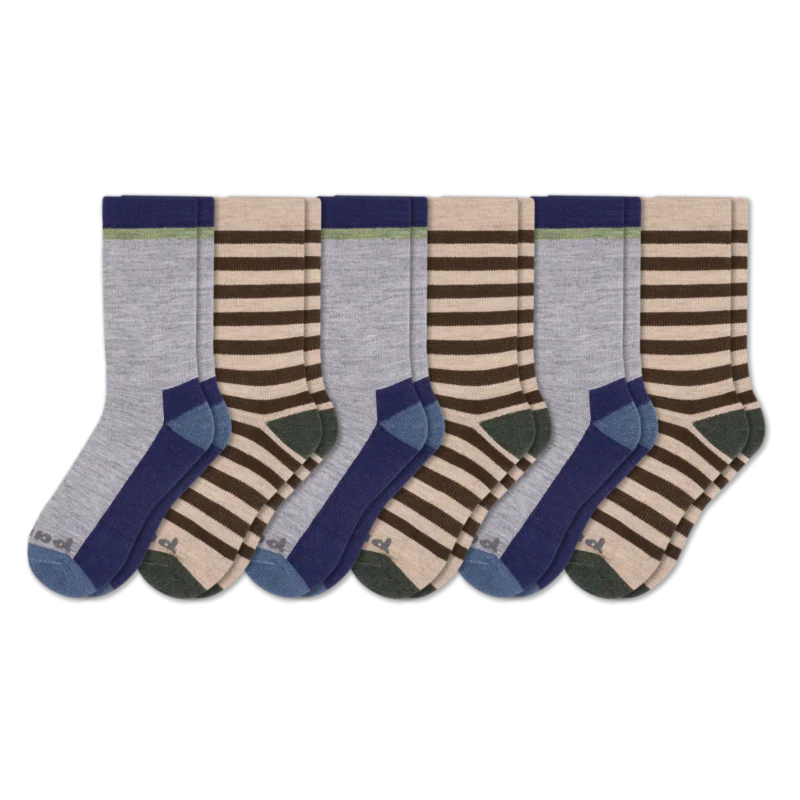 6 Pack - Men's Crew Pacas Socks
