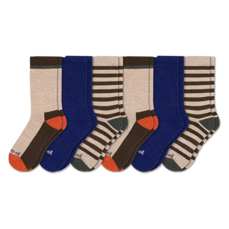 6 Pack - Men's Crew Pacas Socks