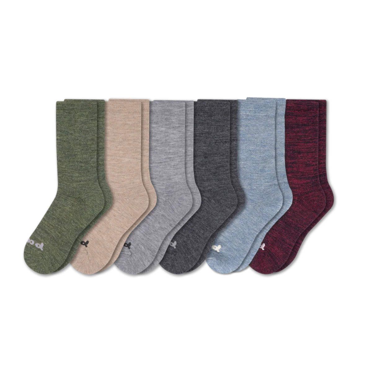 6 Pack - Men's Crew Pacas Socks