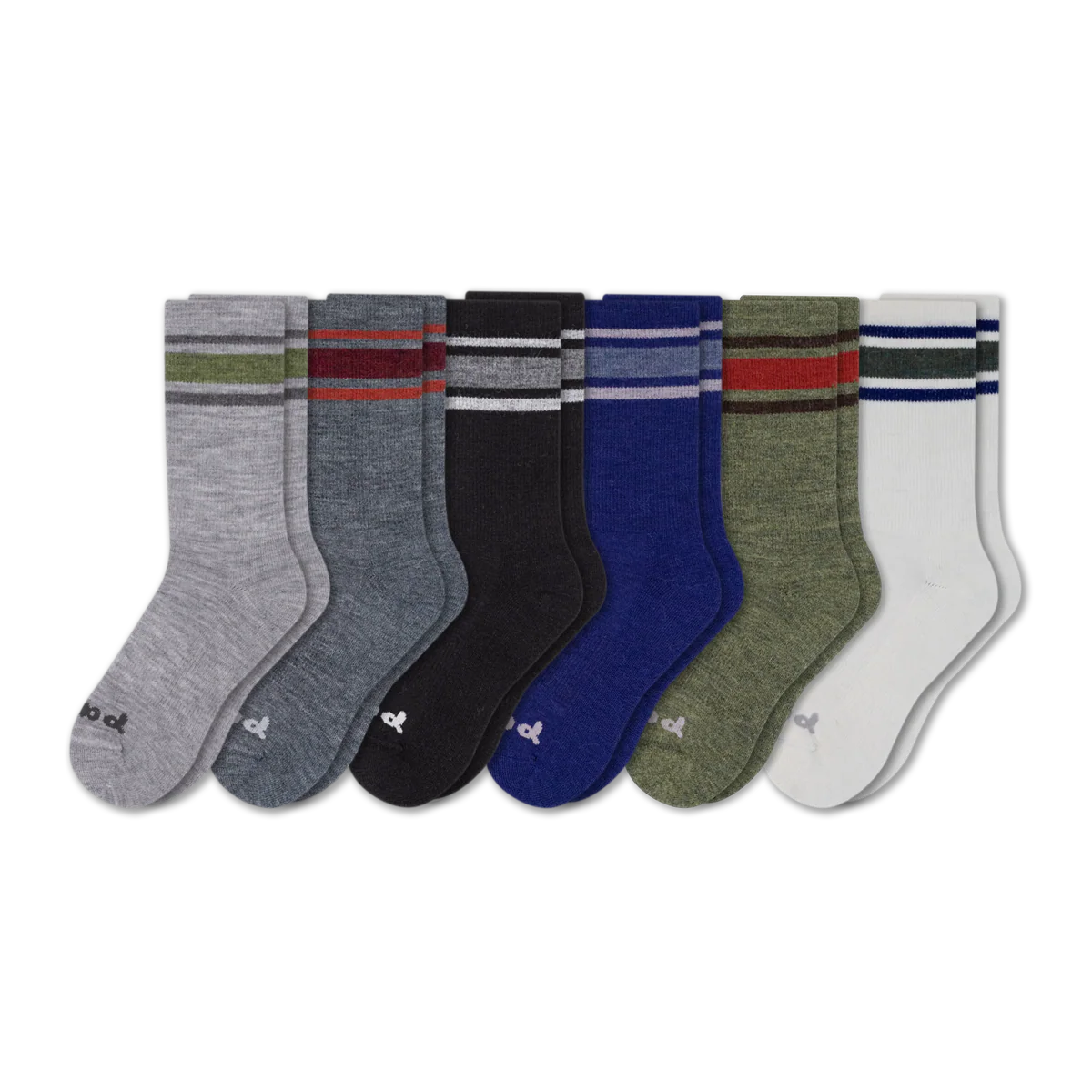 6 Pack - Men's Crew Pacas Socks