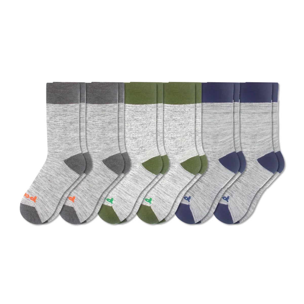 6 Pack - Men's Crew Pacas Socks