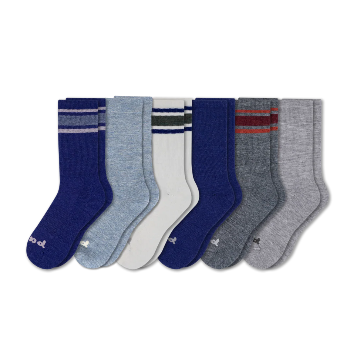 6 Pack - Men's Crew Pacas Socks