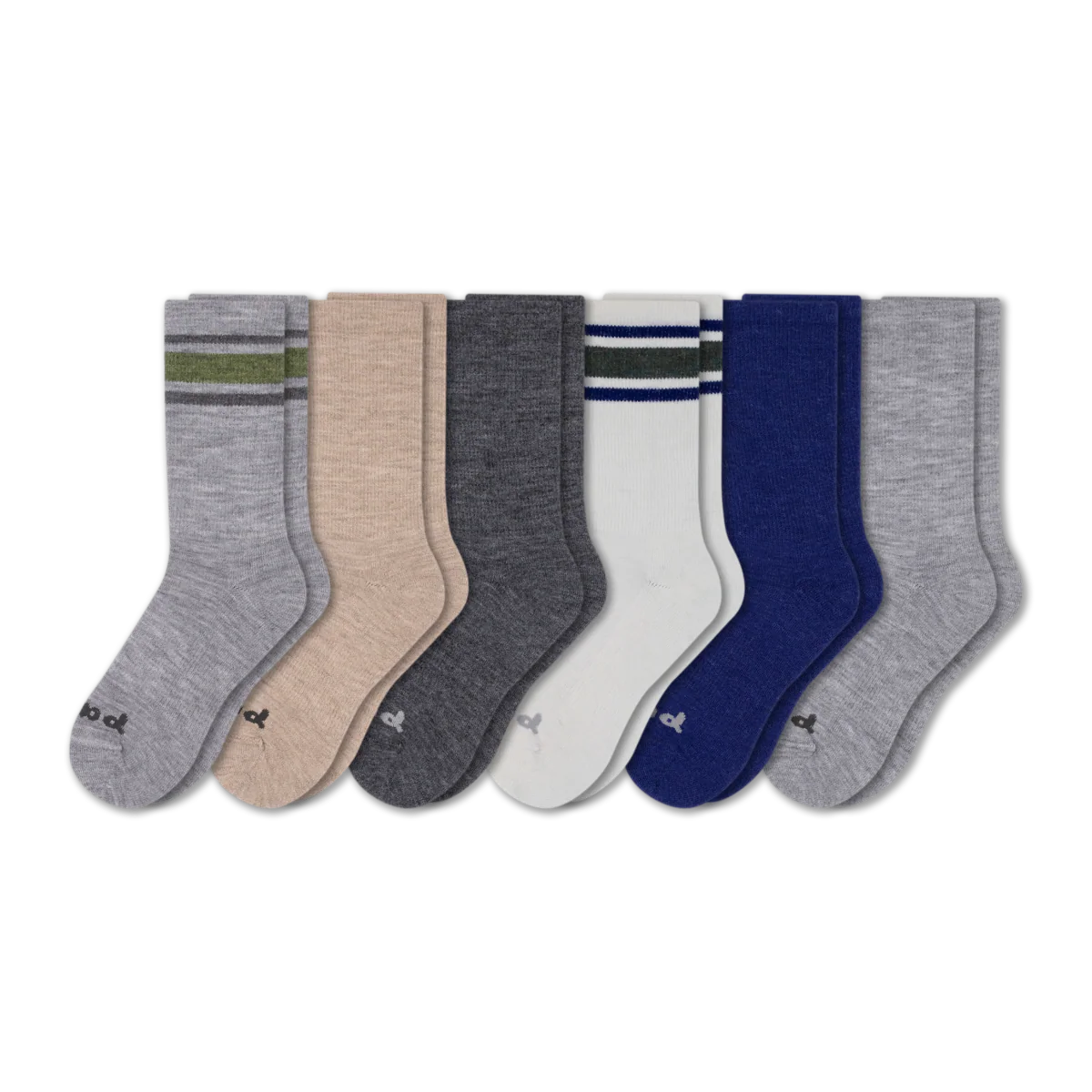 6 Pack - Men's Crew Pacas Socks
