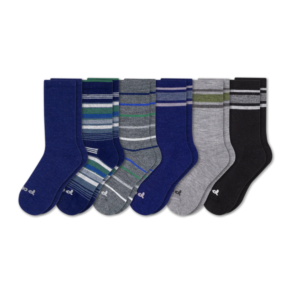 6 Pack - Men's Crew Pacas Socks