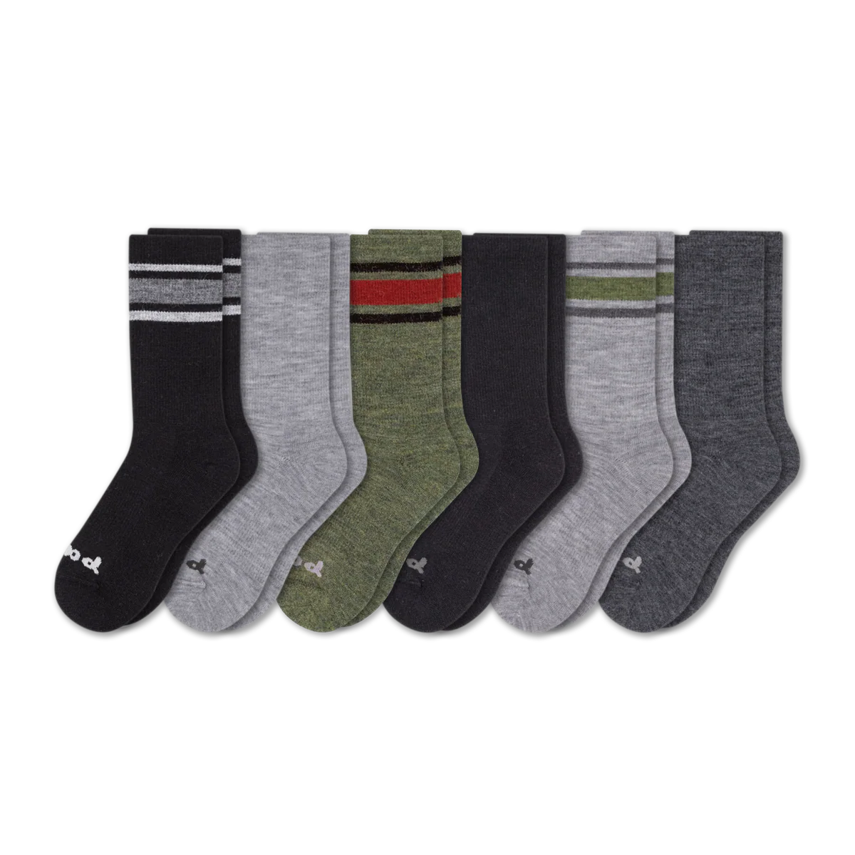 6 Pack - Men's Crew Pacas Socks
