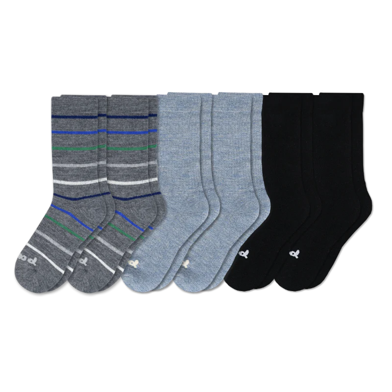 6 Pack - Men's Crew Pacas Socks