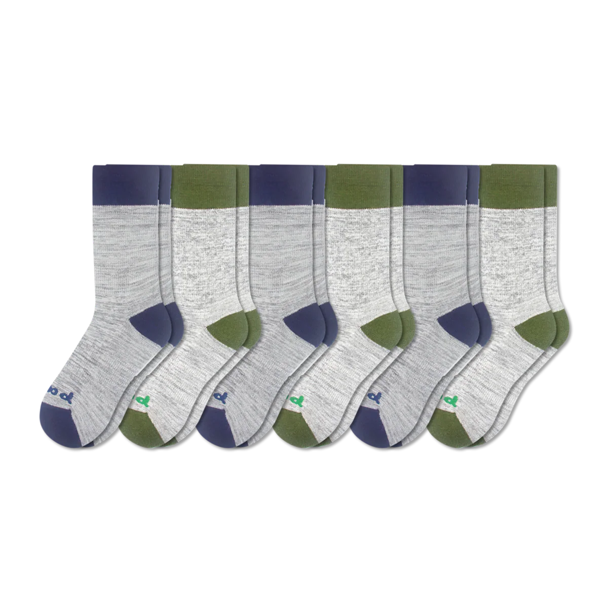 6 Pack - Men's Crew Pacas Socks