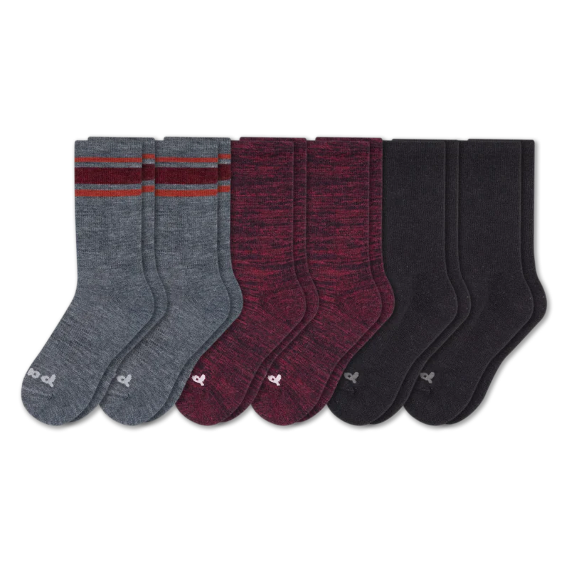 6 Pack - Men's Crew Pacas Socks