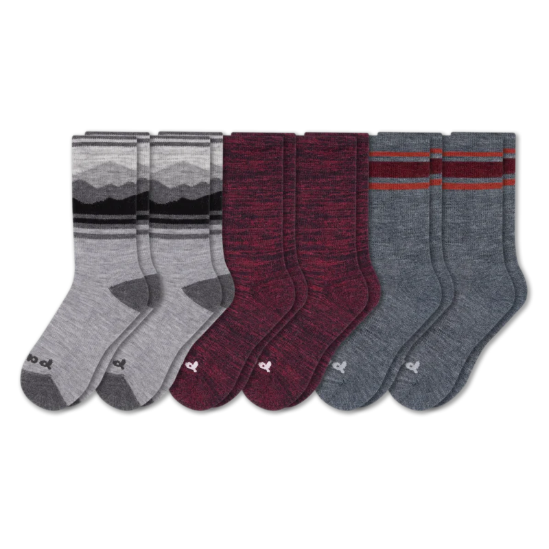 6 Pack - Men's Crew Pacas Socks