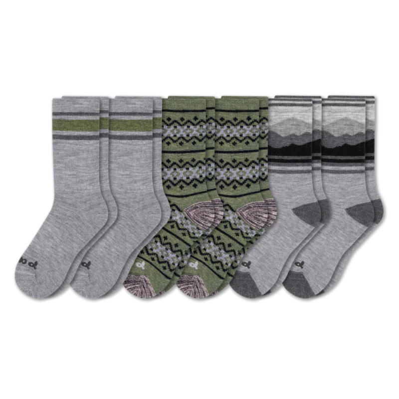6 Pack - Men's Crew Pacas Socks