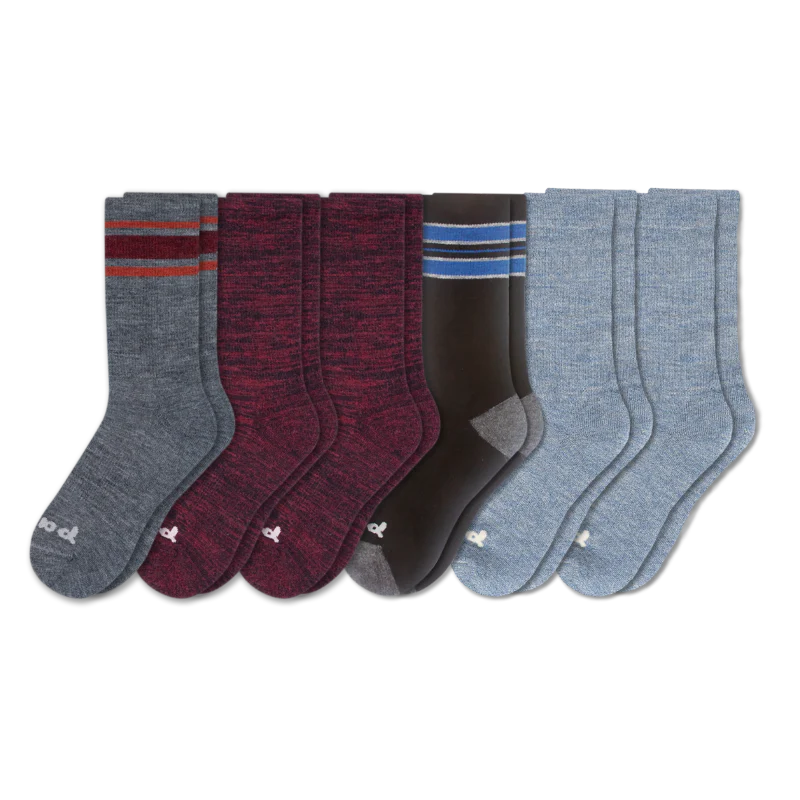 6 Pack - Men's Crew Pacas Socks