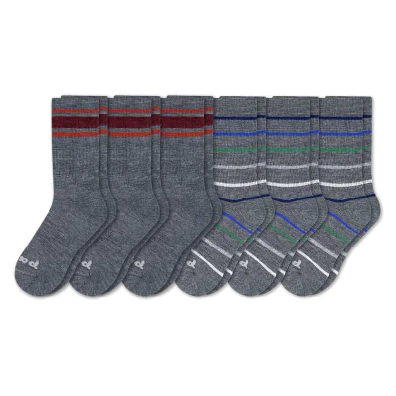 6 Pack - Men's Crew Pacas Socks