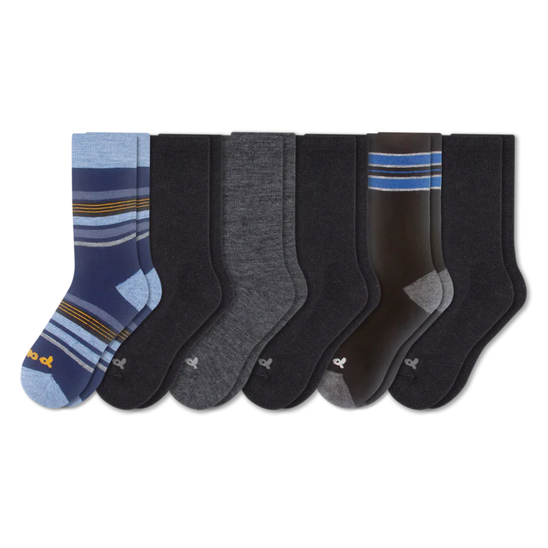 6 Pack - Men's Crew Pacas Socks