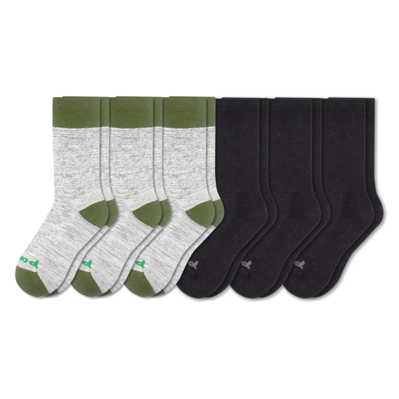 6 Pack - Men's Crew Pacas Socks