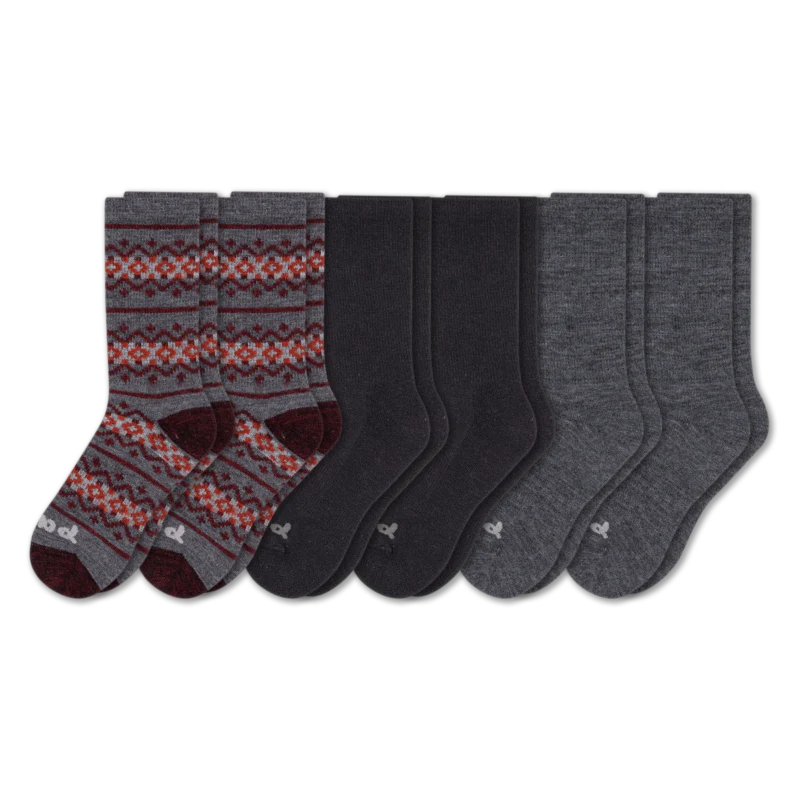 6 Pack - Men's Crew Pacas Socks