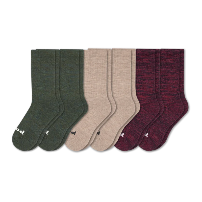 6 Pack - Men's Crew Pacas Socks