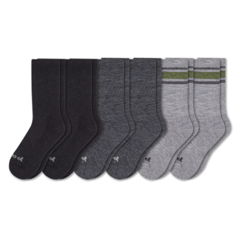 6 Pack - Men's Crew Pacas Socks