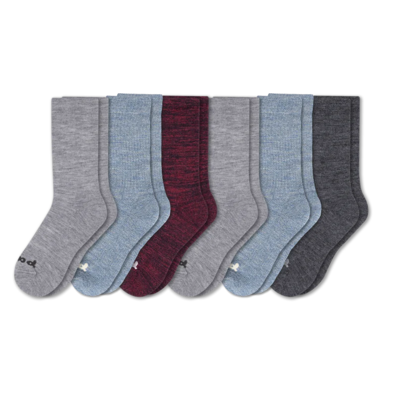 6 Pack - Men's Crew Pacas Socks