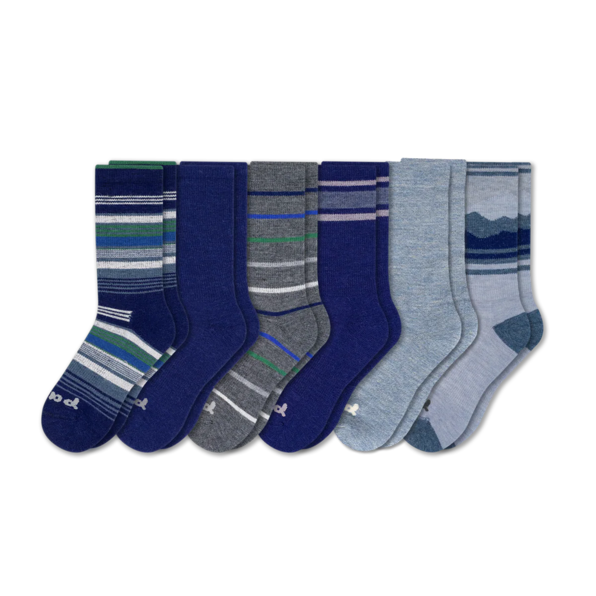 6 Pack - Men's Crew Pacas Socks