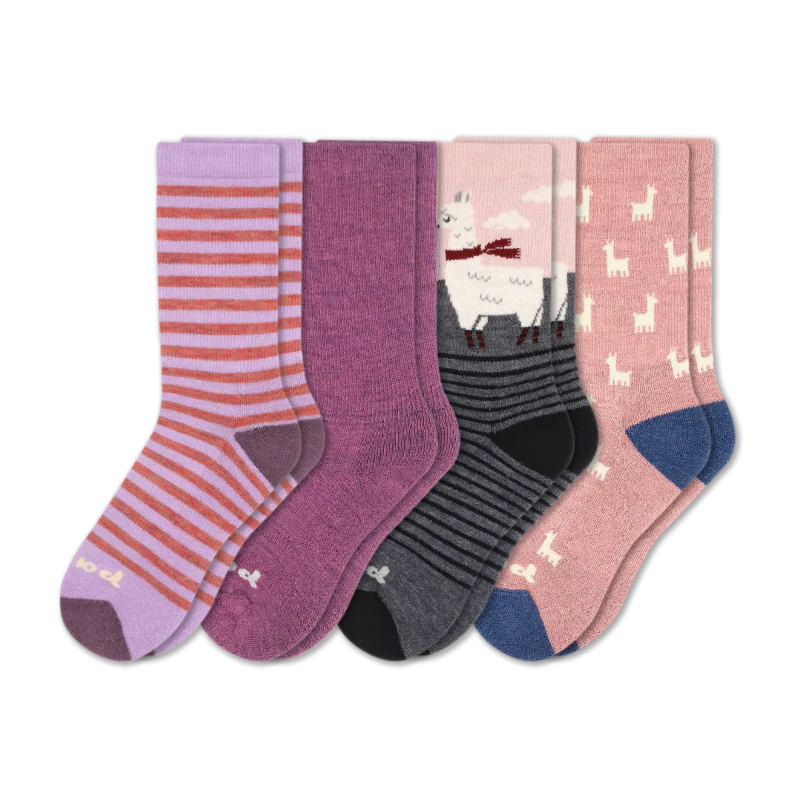 4 Pack - Women's Crew Pacas Socks 101 4 Pack - Women's Crew Pacas Socks