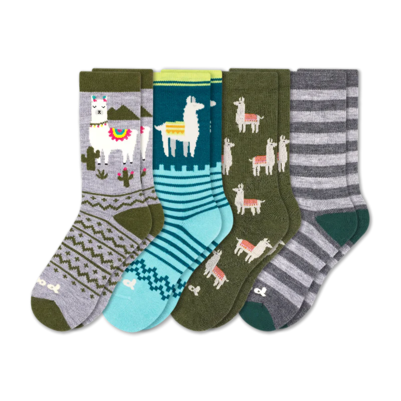4 Pack - Women's Crew Pacas Socks 104 4 Pack - Women's Crew Pacas Socks
