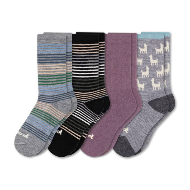 4 Pack - Women's Crew Pacas Socks 108 4 Pack - Women's Crew Pacas Socks