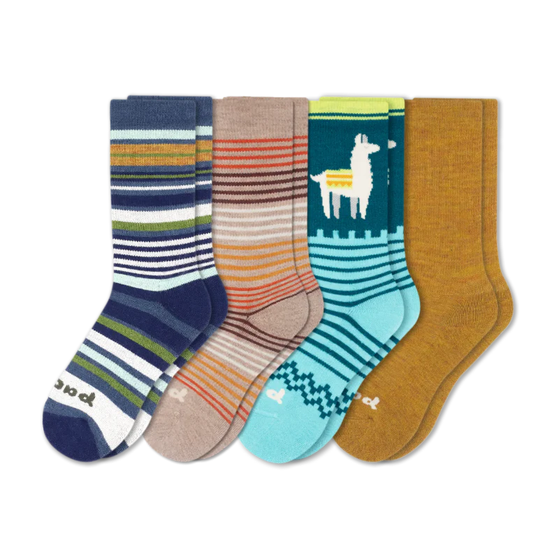 4 Pack - Women's Crew Pacas Socks 109 4 Pack - Women's Crew Pacas Socks